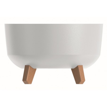 Květináč Gracia Low 28,5 cm Bílá