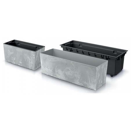 Truhlík Urbi Case Beton Effect 77 cm Beton