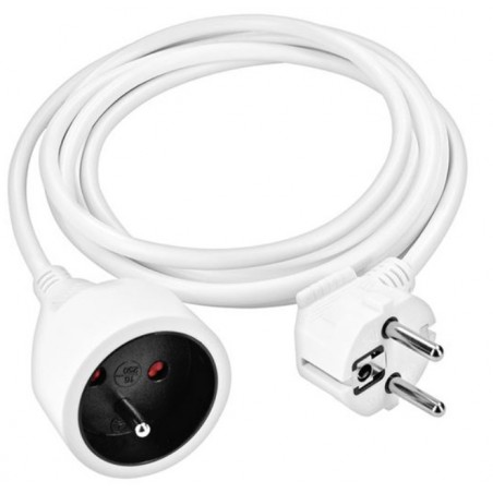 Prodlužovací přívod - spojka, 1 zásuvka 2 m Solight