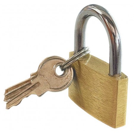 Zámek visací mosazný 25 mm