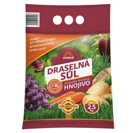 Sůl draselná 40 % 2,5 kg