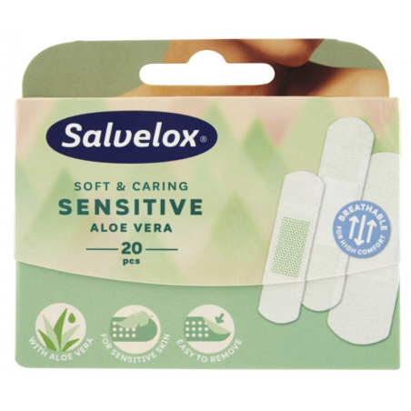 Salvelox Sensitive Aloe Vera náplast 20 ks