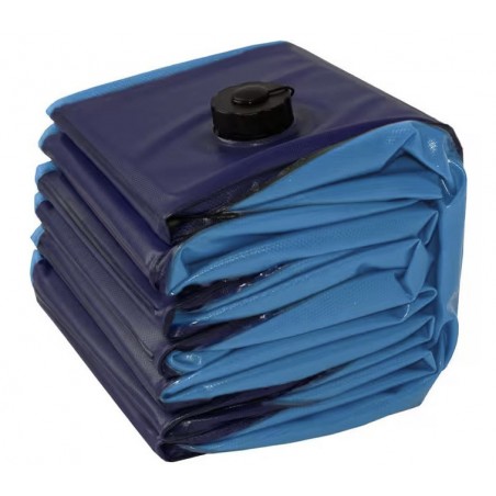 Bazén skládací pro psy průměr 120 cm modrý