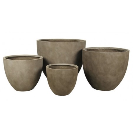 Květináč Yanni Brown 80 x 80 x 70 cm