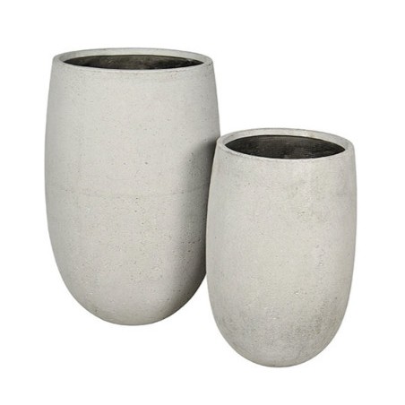 Květináč Salah Antique White 50 x 50 x 75 cm