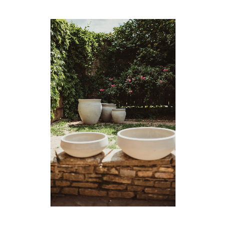 Květináč Oslo Natural Grey 45 x 45 x 16 cm