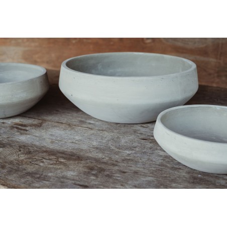 Květináč Oslo Natural Grey 36 x 36 x 12,5 cm