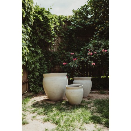 Květináč Muscat Natural Grey 48 x 48 x 50 cm