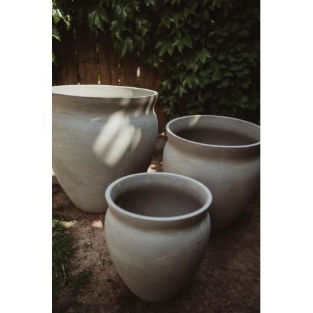 Květináč Muscat Natural Grey 29 x 29 x 30 cm