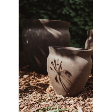 Květináč Muscat Antique Brown 38 x 38 x 39,5 cm