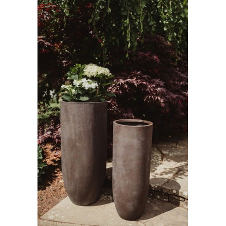 Květináč Ellah Rustic Grey 33 x 33 x 82,5 cm