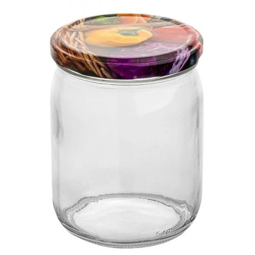 Sklenice zavařovací s víčkem  540 ml ¤ 82 mm 6 ks