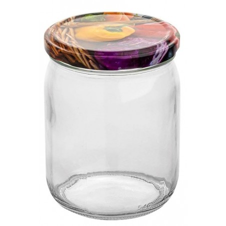 Sklenice zavařovací s víčkem  540 ml ¤ 82 mm 6 ks
