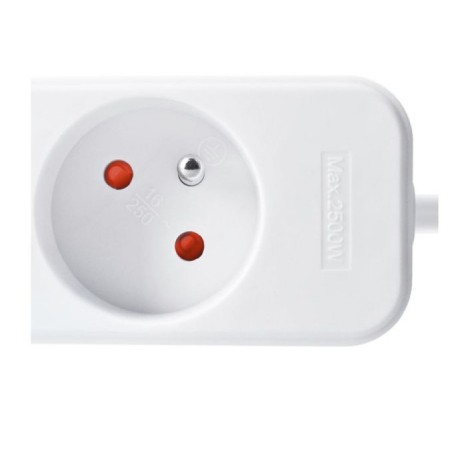 Prodlužovací kabel 3 zásuvky 2 m bílá Solight