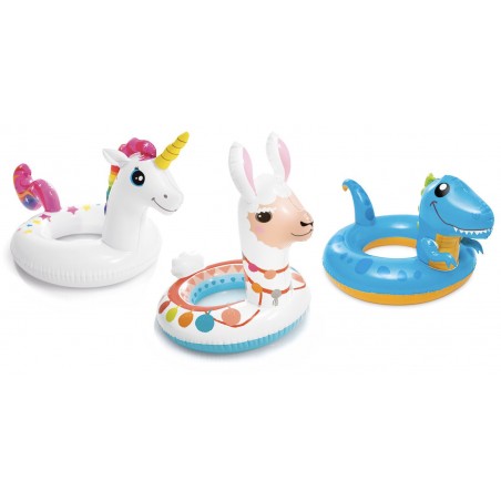 Kruh nafukovací Zvířátka 107 x 58 cm Intex