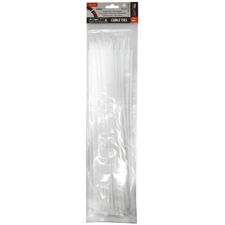 Stahovací pásky TR CT-107 370 x 4,8 mm bílé Trixline