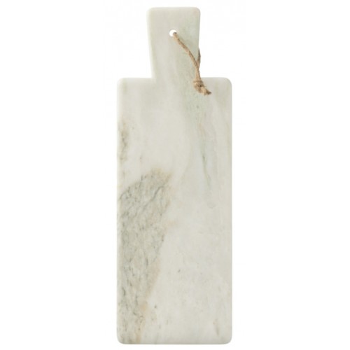 Prkénko / sýrový talíř obdelníkový mramor bílý / zelený 48 x 15,5 x 1,5 cm