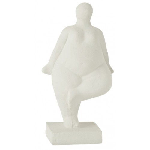 Figurka Venuše ruce podél těla bílá 27,5 cm