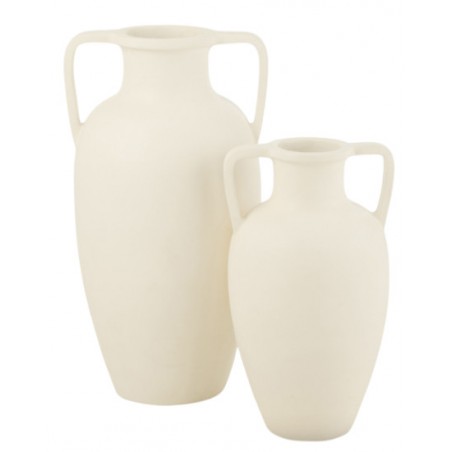Váza keramika bílý mat 66 cm