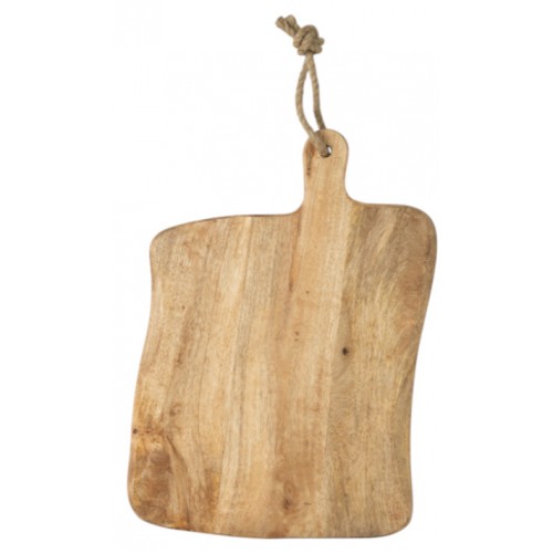 Prkénko na krájení čtvercové z organického dřeva 41,5 cm