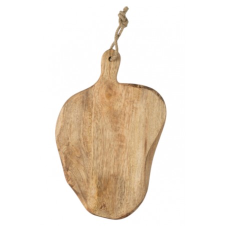 Prkénko na krájení oválné z organického dřeva 43 cm