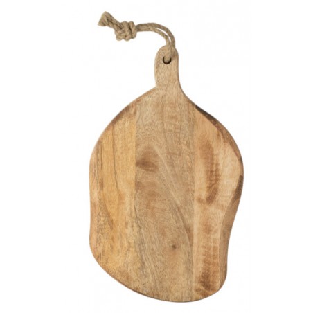 Prkénko na krájení oválné z organického dřeva 37 cm