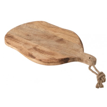 Prkénko na krájení oválné z organického dřeva 37 cm