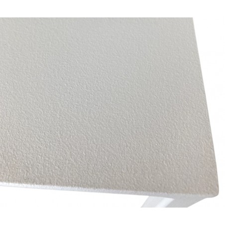 Konzole kovová bílá 40 x 40 x 75 cm