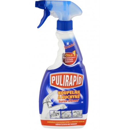 Pulirapid Koupelna a kuchyně Odstraňovač vodního kamene rozprašovač 500 ml