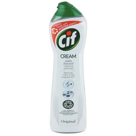 Cif Cream Bílý abrazivní čistící tekutý písek 500 ml