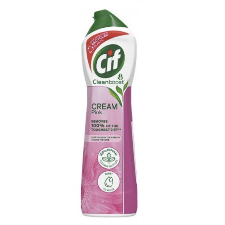 Cif Cream Pink Abrazivní čistící tekutý písek 500 ml