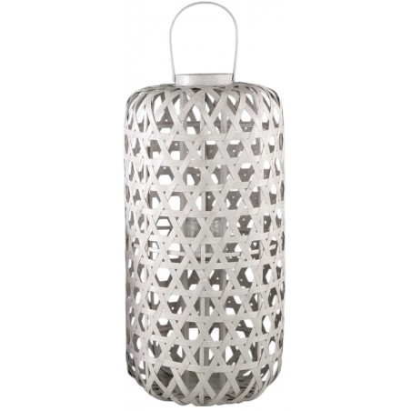 Lucerna Mayita bambus / sklo krémová 81 cm