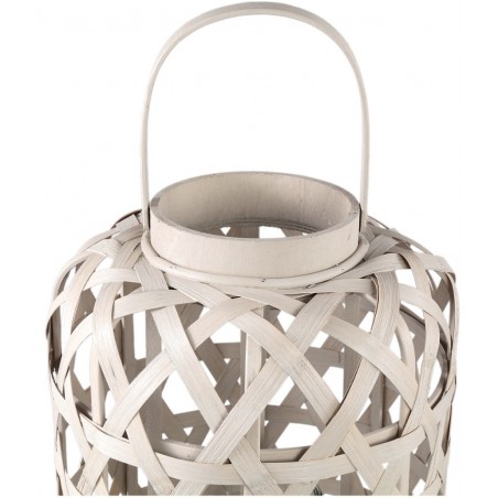 Lucerna Mayita bambus / sklo krémová 81 cm