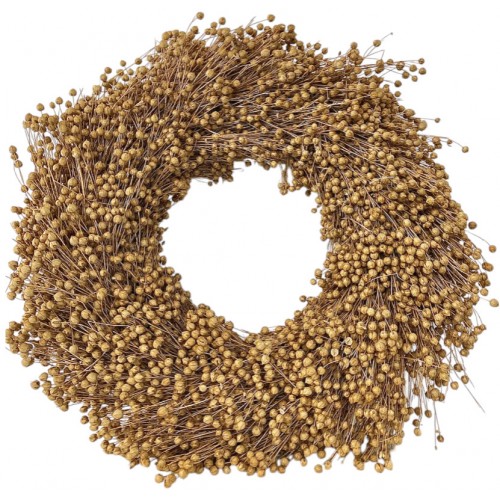 Věnec lněný natural 40 cm