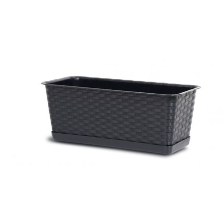 Truhlík s miskou Ratolla Case P umbra 48,9 cm