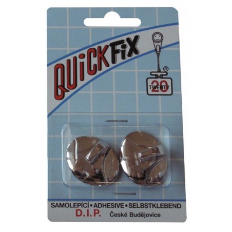 Háček Quickfix samolepící typ 6 stříbrný 2 ks
