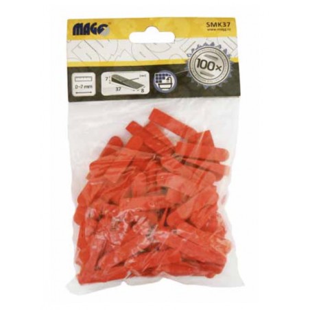 Spárovací klínky 37 x 7 x 8 mm 100 ks