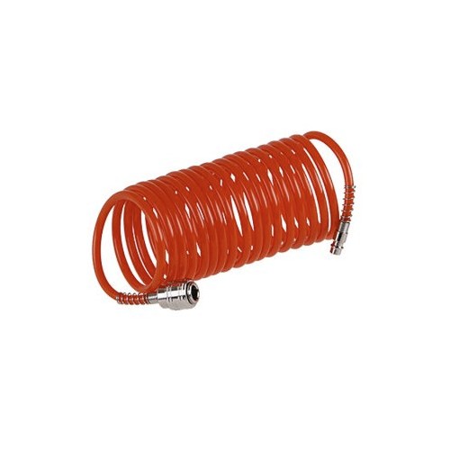 Hadice vzduchová spirálová s rychlospojkami 5 m