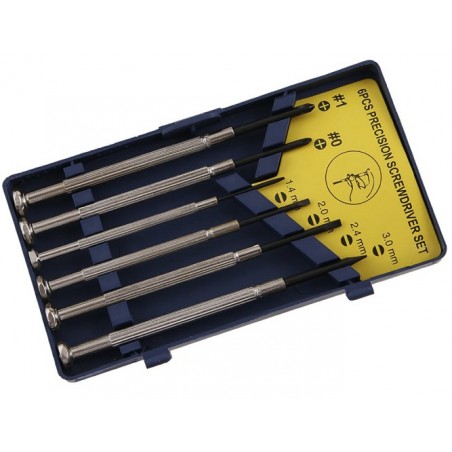 Sada hodinářských šroubováků 6 ks