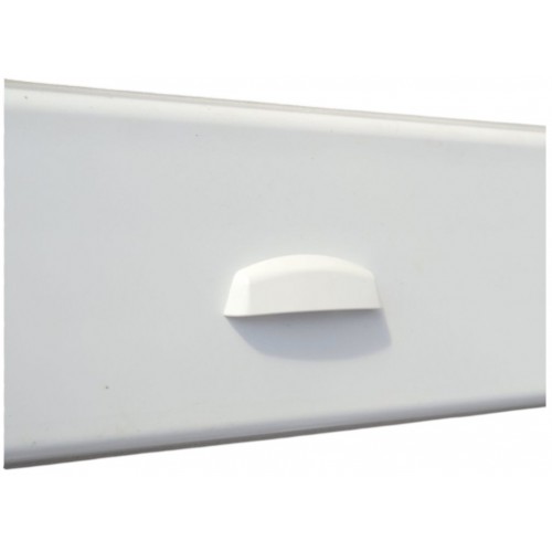 Krytky odtokové drážky Modern bílé 5 ks