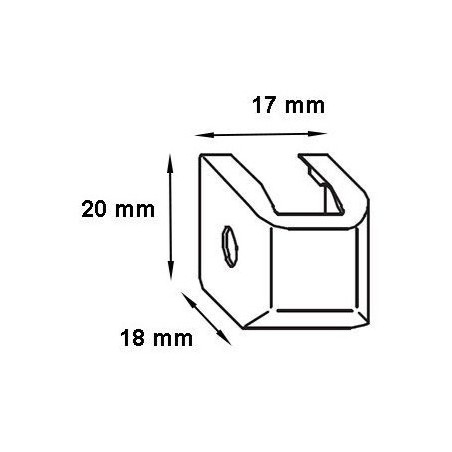 Krytky Siegenia typ F sada na kování bílé