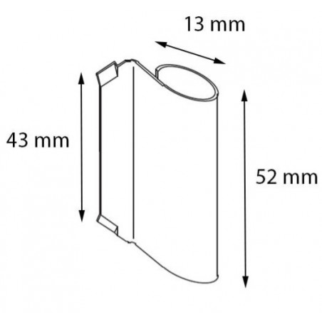 Krytky Maco sada na kování bílé