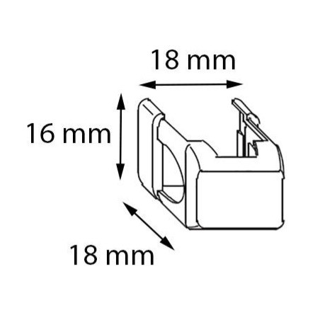Krytky Maco sada na kování bílé