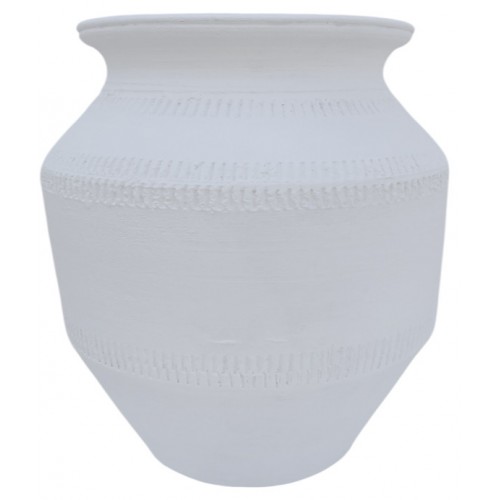 Keramická váza Biiwani bílá 20 cm