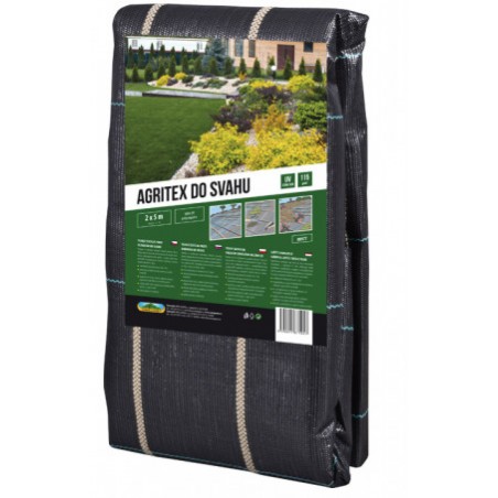 Textilie Agritex do svahu mulčovací černo - hnědá 2 x 5 m