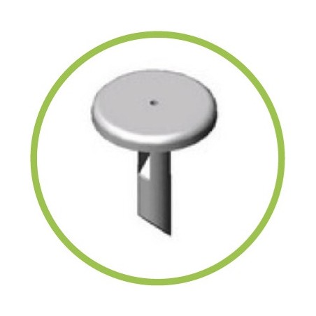 Kotvící kolík silonu žaluzie bílý 5 ks