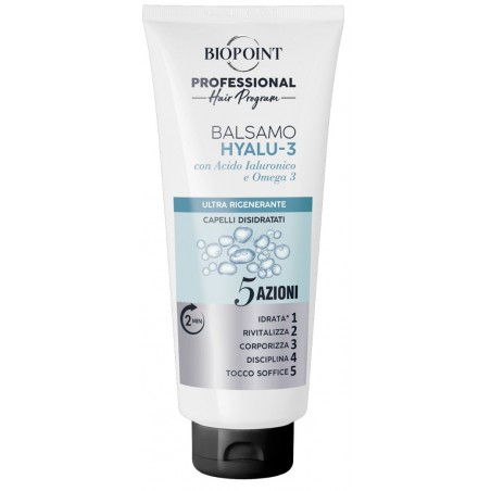 Biopoint Hyalu-3 Balzám na velmi suché vlasy 350 ml