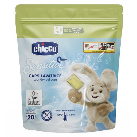 Chicco Kapsle na praní Sensitive 20 ks