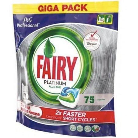 Fairy Platinum Kapsle do myčky Lemon 75 ks
