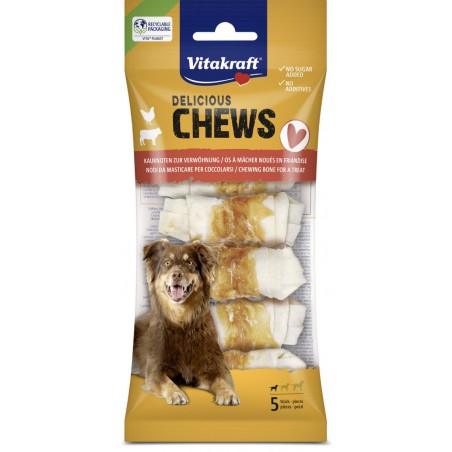 Vitakraft Žvýkací pochoutka pro psy s kuřecím masem 5 ks 70 g